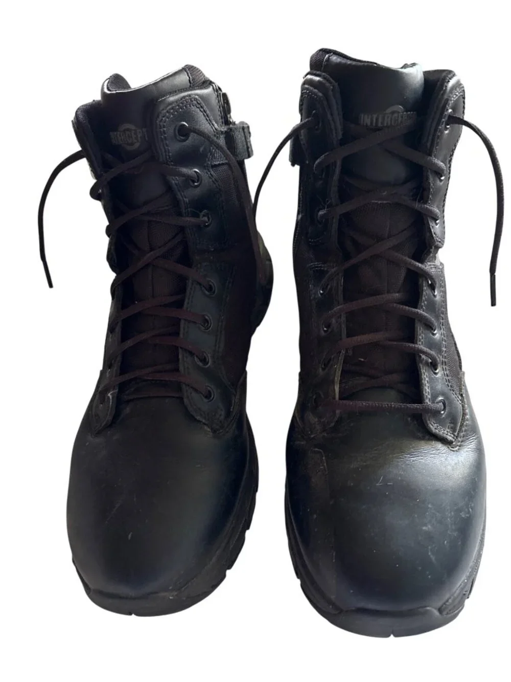 Interceptor Mens Tactical Boots Size 13 Black Durable Sole Military